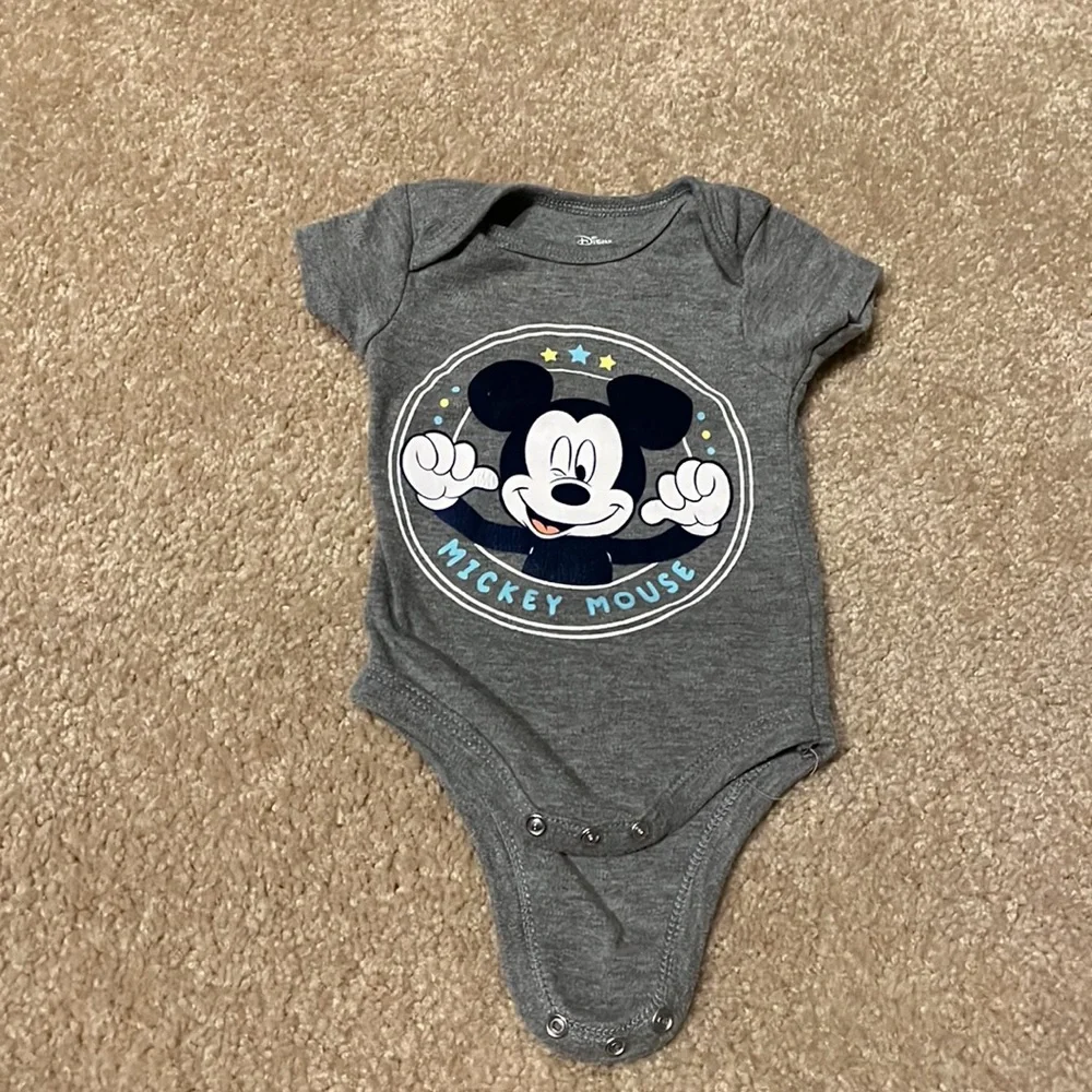 0-3M DISNEY Mickey Mouse (set of 3) Onesie
